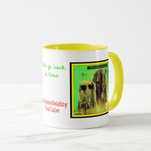 Laten we teruggaan in de tijd! Tweetone Mok (Voorkant rechts)
