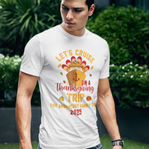 Laten we Thanksgiving Trip varen T-shirt
