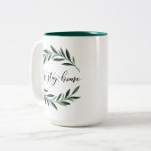 Laten we thuiskoffie Mok blijven (Voorkant links)