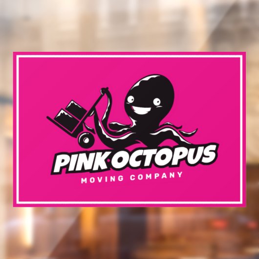 Laten we uw bedrijf van een merk voorzien  raamsticker (Vel 2)