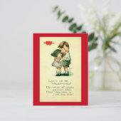 Laten we Valentijns zijn Feestdagenkaart (Staand voorkant)