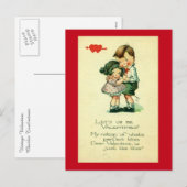 Laten we Valentijns zijn Feestdagenkaart (Voorkant / Achterkant)