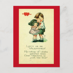 Laten we Valentijns zijn Feestdagenkaart