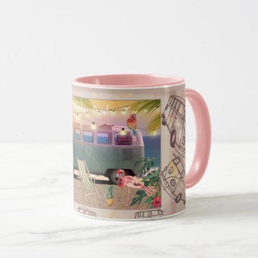 Laten we van het leven een avontuur maken mok (Voorkant rechts)