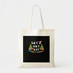 Laten we verlicht Kerstmis Essentieel Tote Bag