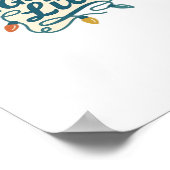 Laten we verlicht krijgen Grappige kerstverlichtin Poster (Hoek)