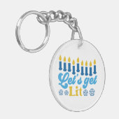 Laten we verlicht worden! Button Sleutelhanger (Voorkant Links)