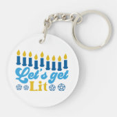 Laten we verlicht worden! Button Sleutelhanger (Achterkant)