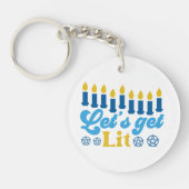 Laten we verlicht worden! Button Sleutelhanger (Voorkant)