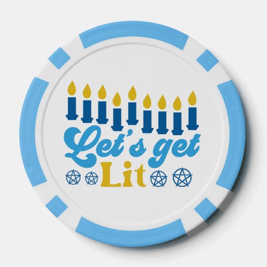 Laten we verlicht worden! Poker Chips (Achterkant)
