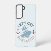 Laten we verscheept raken samsung galaxy hoesje (Achterkant)