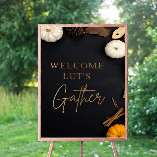 Laten we verzamelen, Thanksgiving diner, vakantie Poster