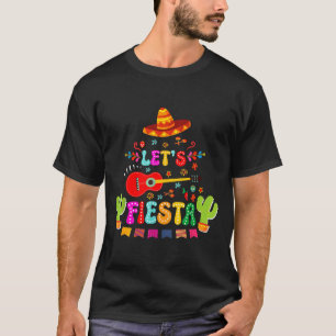 Laten we vijf mei feest vieren grappige Mexicaanse T-shirt