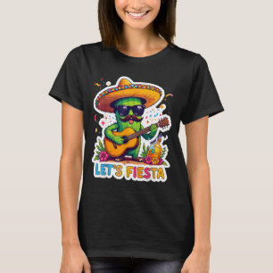 Laten we vijf mei feestvieren, grappige Mexicaanse T-shirt