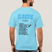 Laten we vliegen met vissen t-shirt (Achterkant)