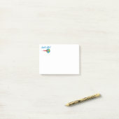 Laten we vliegen post-it® notes (Op bureau)