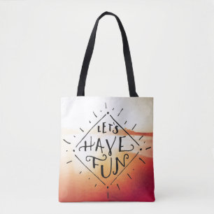 Laten we vlinder hebben tote bag