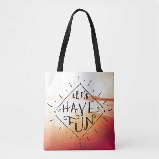 Laten we vlinder hebben tote bag (Voorkant)