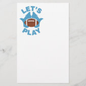 Laten we voetbal spelen flyer (Achterkant)