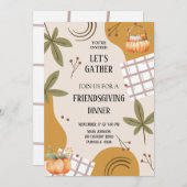 Laten we vrienden samenbrengen die Potluck geven Kaart (Voorkant / Achterkant)