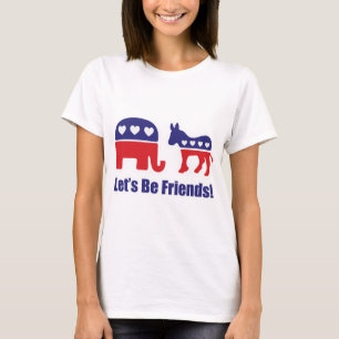 Laten we vrienden zijn! t-shirt
