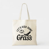 Laten we wat gras maken tote bag (Achterkant)