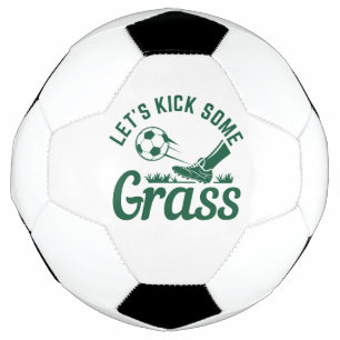 Laten we wat gras maken voetbal