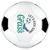 Laten we wat gras maken voetbal (Gedraaid)