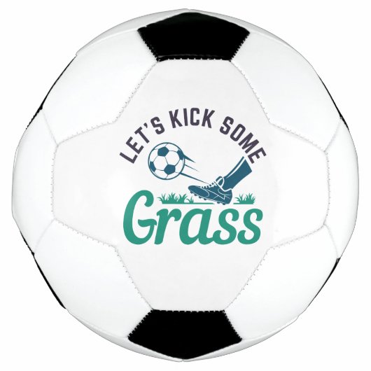 Laten we wat gras maken voetbal (Voorkant)