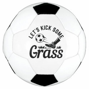 Laten we wat gras maken voetbal