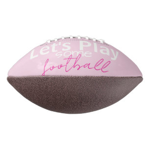 Laten we wat Voetbal Sporten Roze spelen American Football