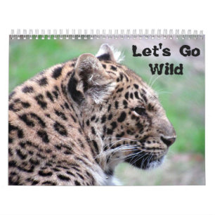 Laten we Wild II gaan - Wilde Animal Calendar Edit Kalender