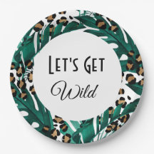 Laten we Wilde Borden Bachelorette Party Decor hal