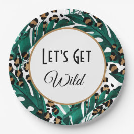 Laten we Wilde Borden Bachelorette Party Decor hal Papieren Bordje