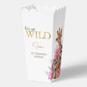 Laten we wilde safari dieren kinderen verjaardagsf bedankdoosjes (Voorkant)