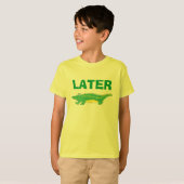 Later Gator Green Yellow Alligator Tee Shirt (Voorkant volledig)