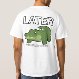 Later Op Leuke Alligator T-shirt