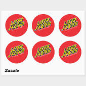Later Skater Ronde Sticker (Vel)