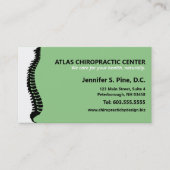 Laterale ruggengraatcentrale meervoudige aanstelli afsprakenkaartje (Voorkant)