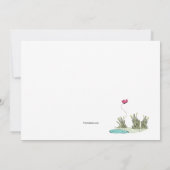 Latere Alligator die weggaat Kaart (Achterkant)