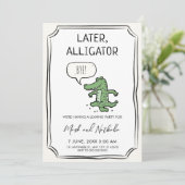 Latere Alligator, Uitnodiging van de Partij (Staand voorkant)