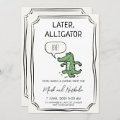 Latere Alligator, Uitnodiging van de Partij (Voorkant / Achterkant)