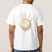 Latex Glove Head voor/achter T-shirt (Achterkant)