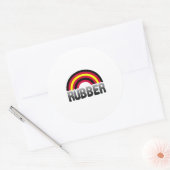 Latex Pride Ronde Sticker (Envelop)