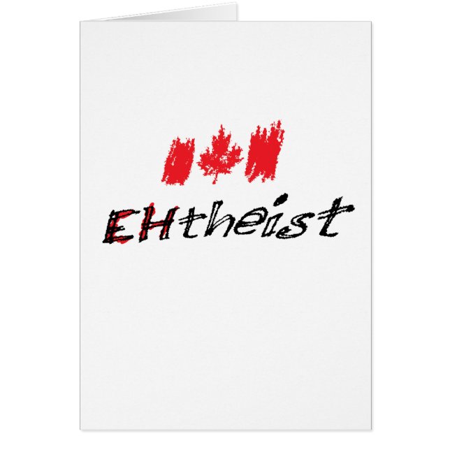 L'athée canadien s'appelle "EHtheist" ! (Devant)