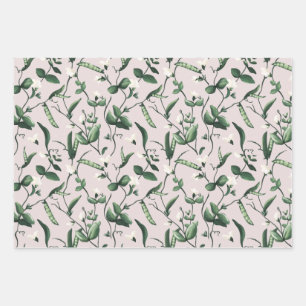 Lathyrus waterverf inpakpapier vel