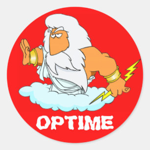Latijn: Optime! Ronde Sticker