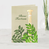 Latijns Afstuderen Kaart (Voorkant)