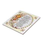 latijns-amerikaans gebed tegeltje (Zijkant)