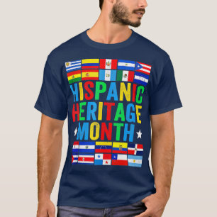 Latijns-Amerikaanse landen met een Latijns-Amerika T-shirt